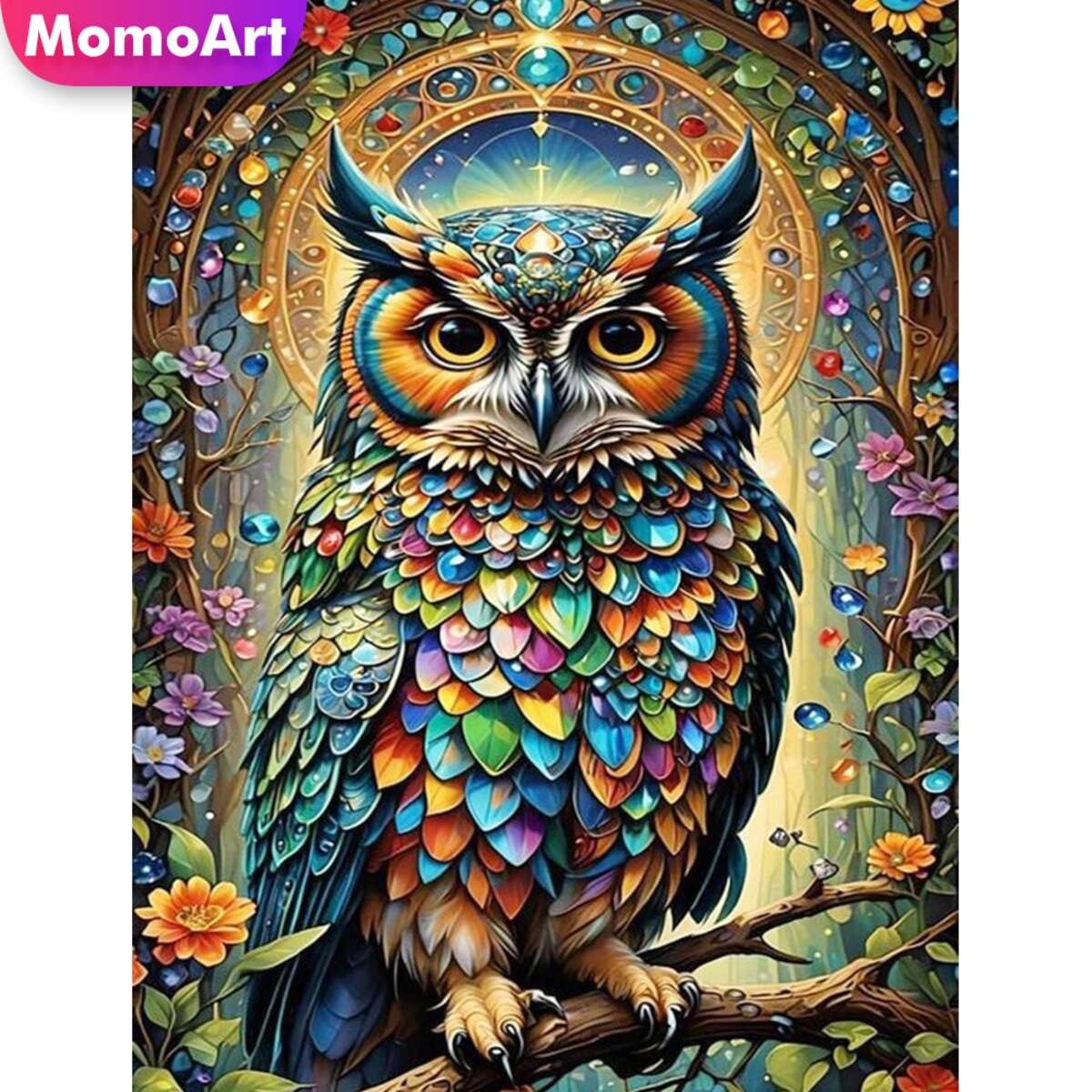 Embroidery Kit Set - Momoart جديد وصول الماس الفسيفساء البومة