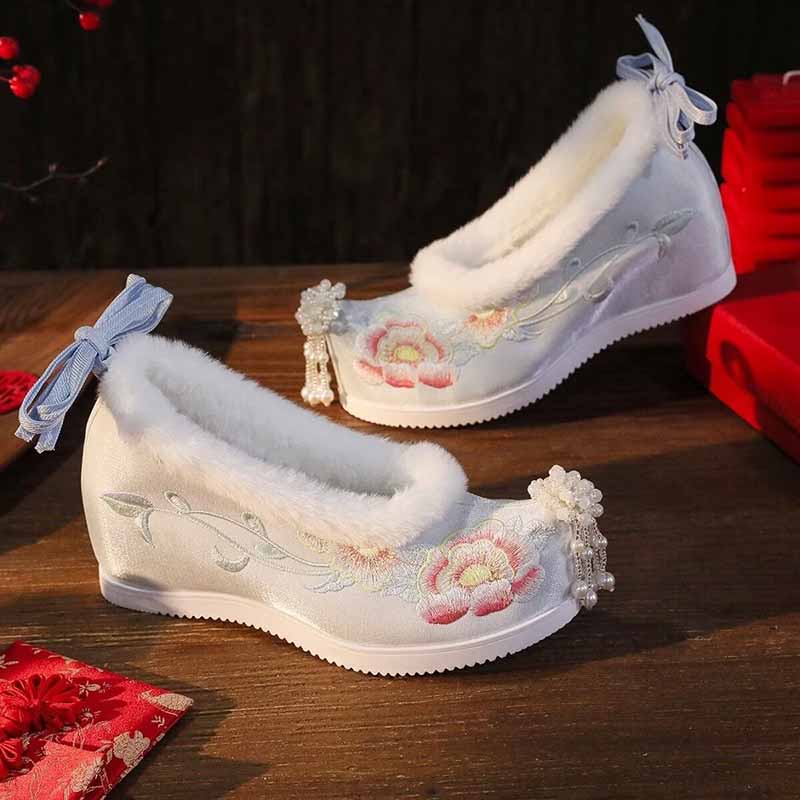 Embroidery Fabric - المرأة حجم كبير 41 # أحذية