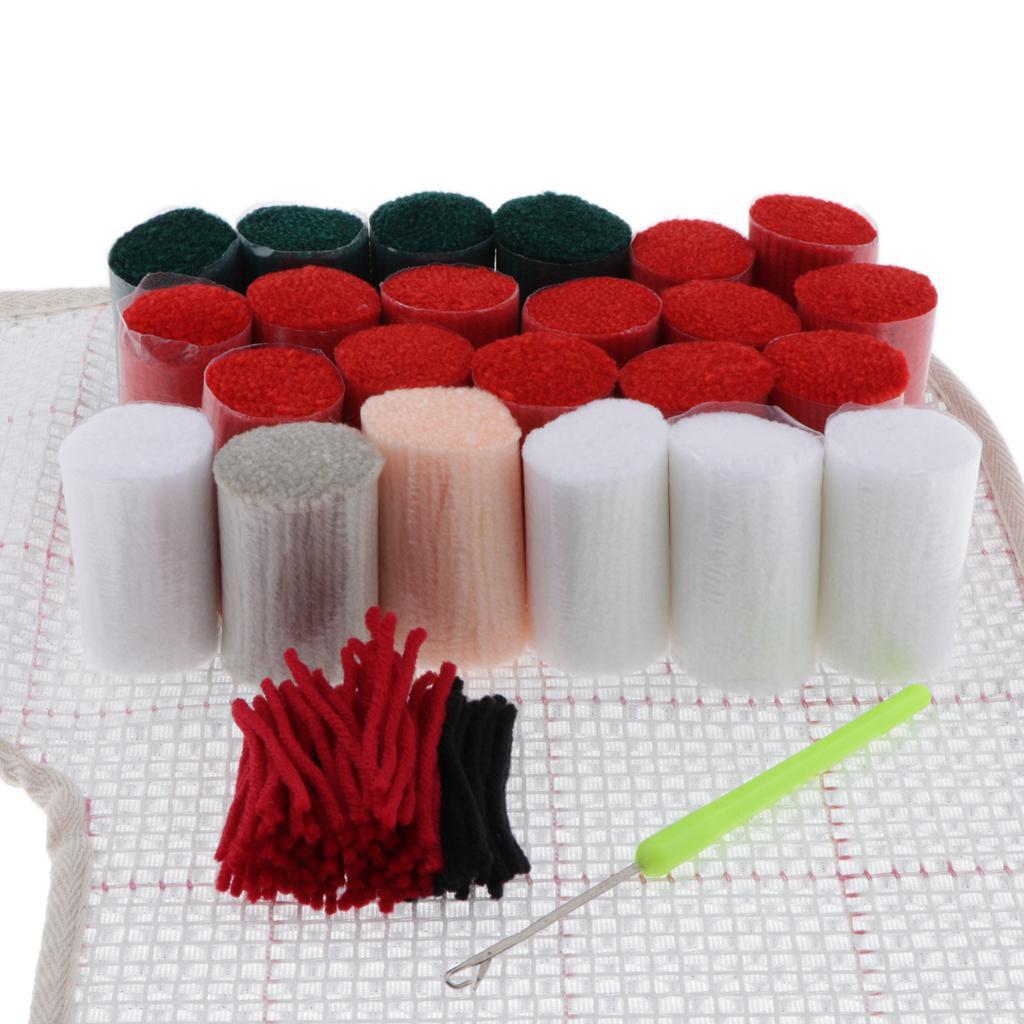 Embroidery Kit Set - مجموعة أدوات الحياكة بالخطاف لتعلم مهارة