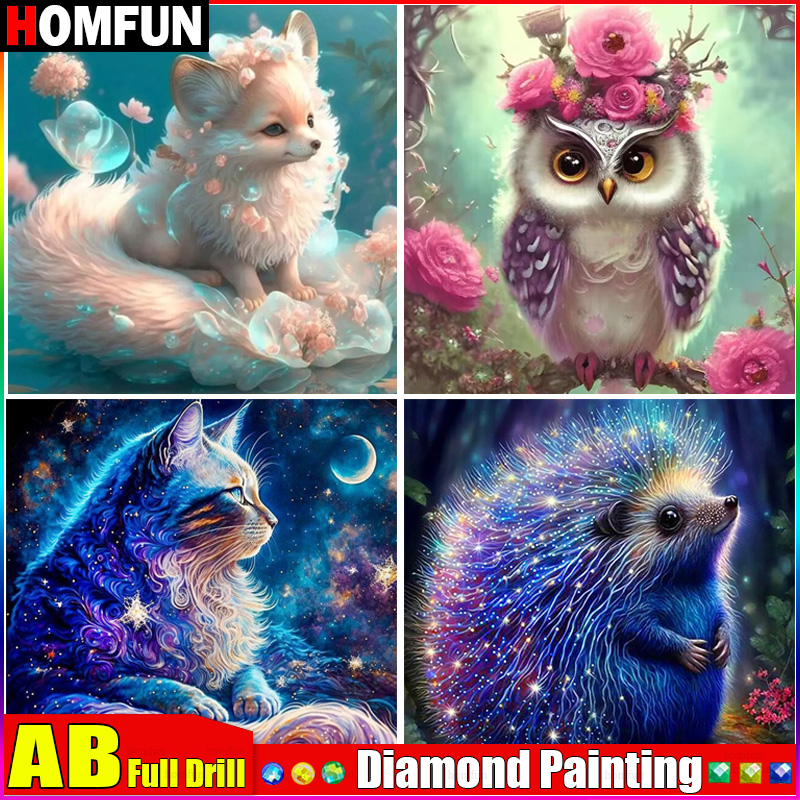 Embroidery Roll Pattern - HOMFUN AB كامل الماس التطريز 