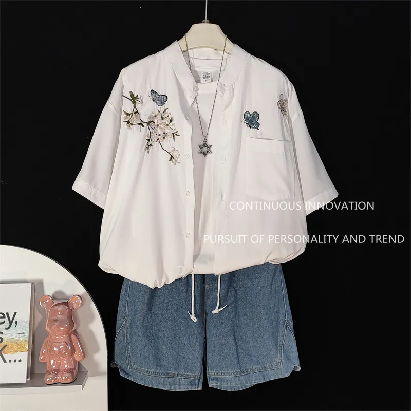 Embroidery Outfit - طقم رجالي من 3 قطع بتصميم