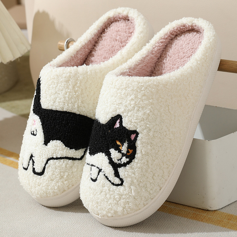 Embroidery Fabric - الشتاء أفخم لطيف الألماني التطريز النعال