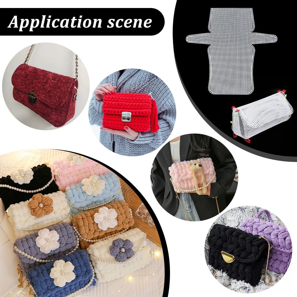 1-4 قطع من قماش شبكي بلاستيكي  - مراجعة Embroidery Ideas وسعره