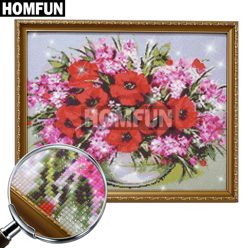 HOMFUN AB الماس التطريز 