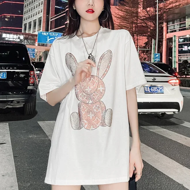 تي شيرت نسائي صيفي كاجوال: تي  - مراجعة Embroidery Print وسعره