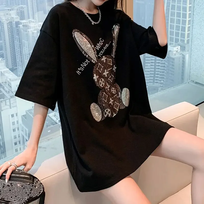 تي شيرت نسائي صيفي كاجوال: تي  - مراجعة Embroidery Print وسعره