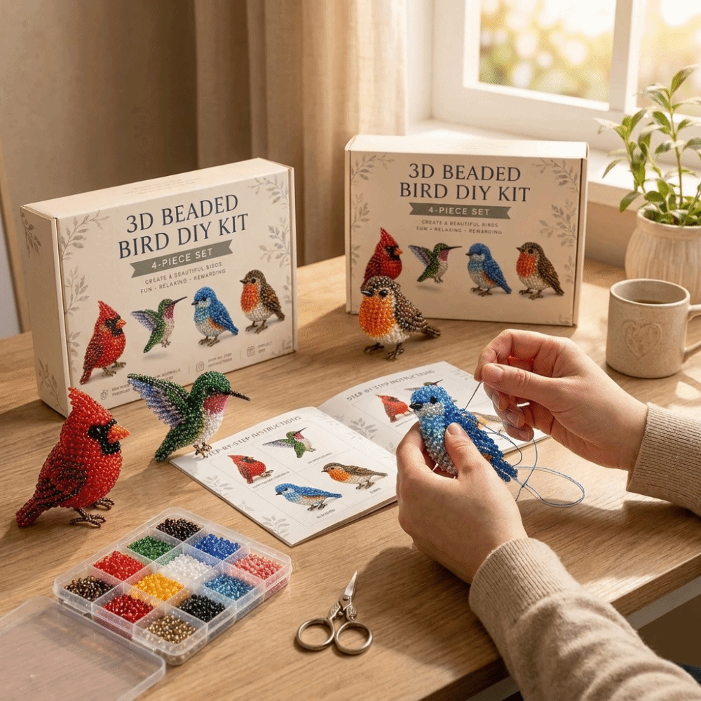 طقم تطريز الخرز اليدوي للحيوان - مراجعة Embroidery Kit Set وسعره