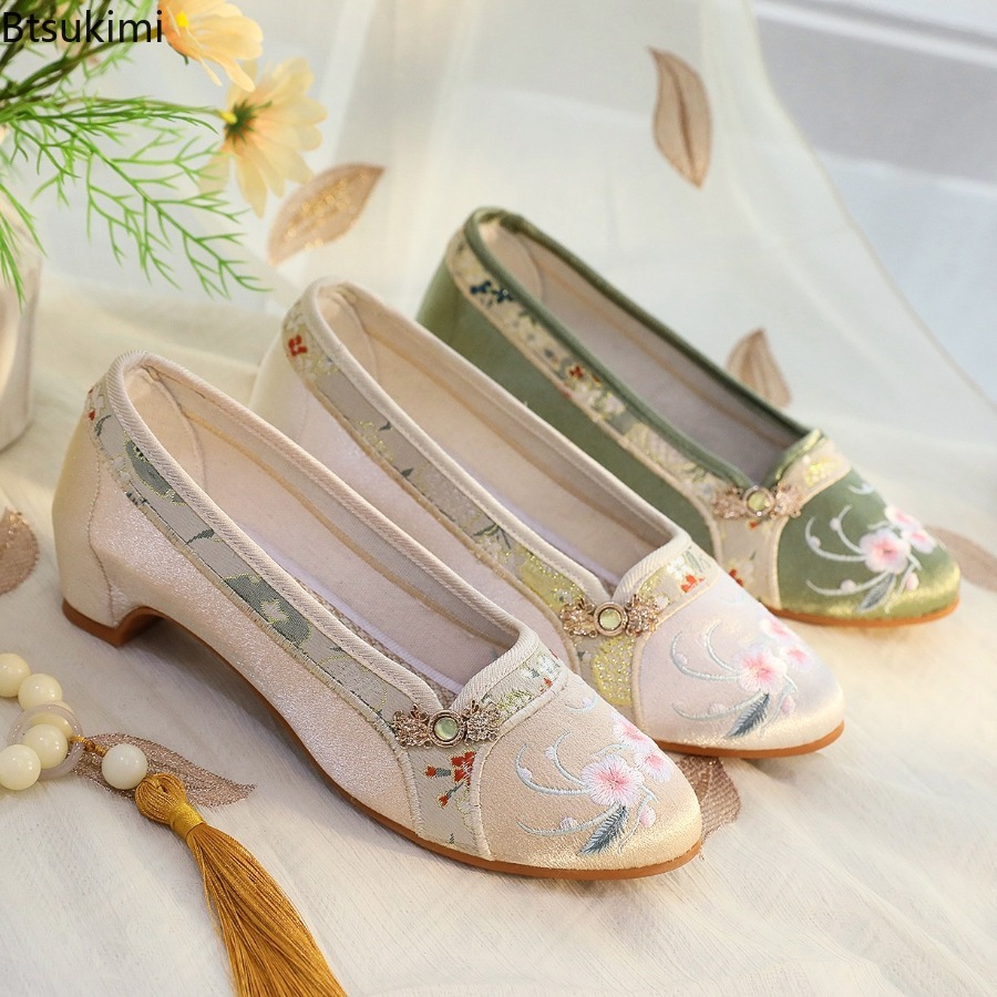 أحذية نسائية جديدة لعام 2026 ب - مراجعة Embroidery Fabric وسعره