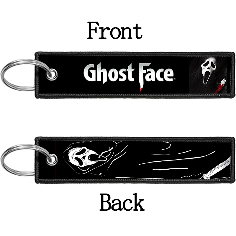 سلسلة مفاتيح GHOST FACE للرجال - مراجعة Embroidery Gift Ideas وسعره