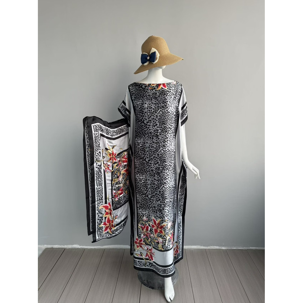 جديد حجم كبير Baju Kaftan المر - مراجعة Embroidery Baju وسعره