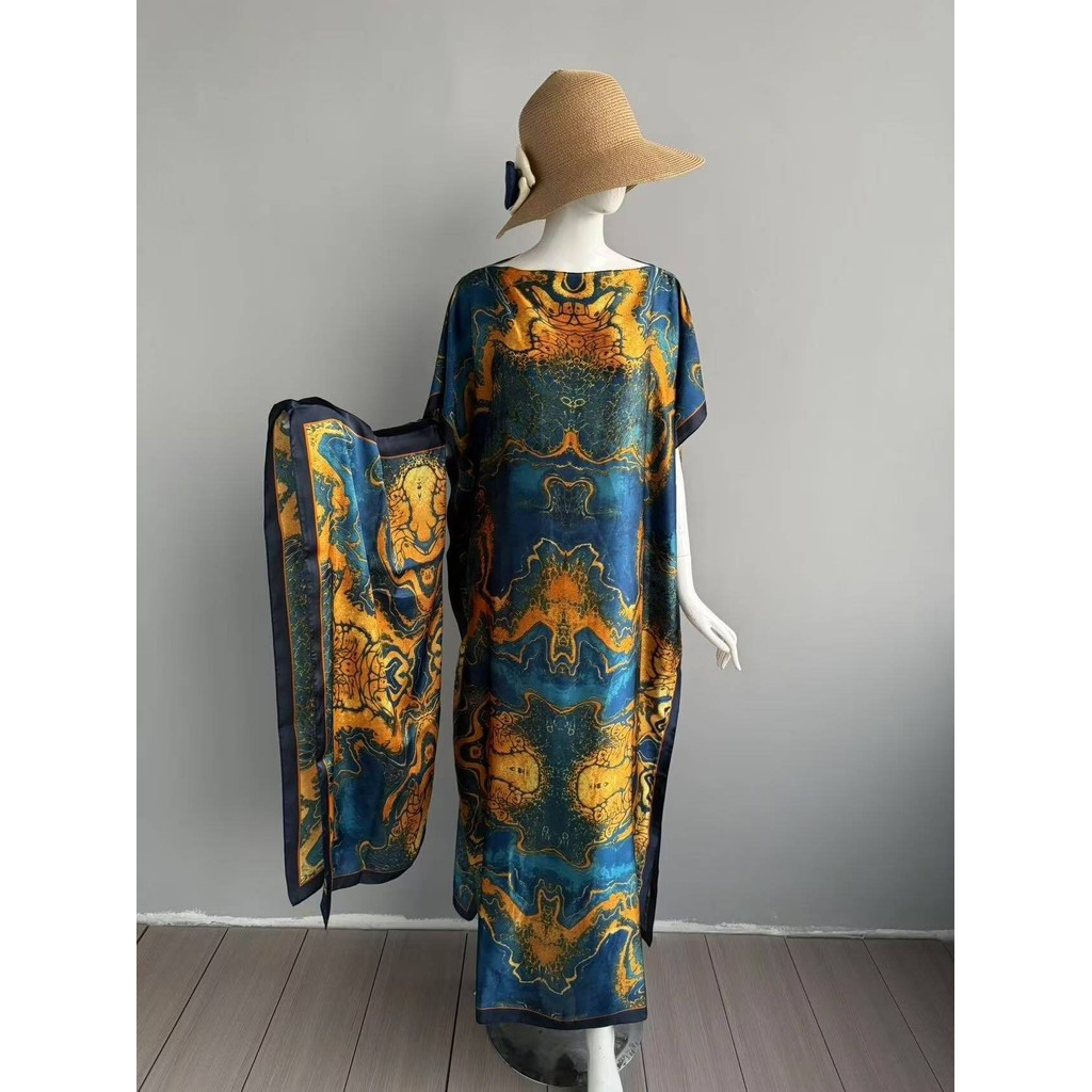 جديد حجم كبير Baju Kaftan المر - مراجعة Embroidery Baju وسعره