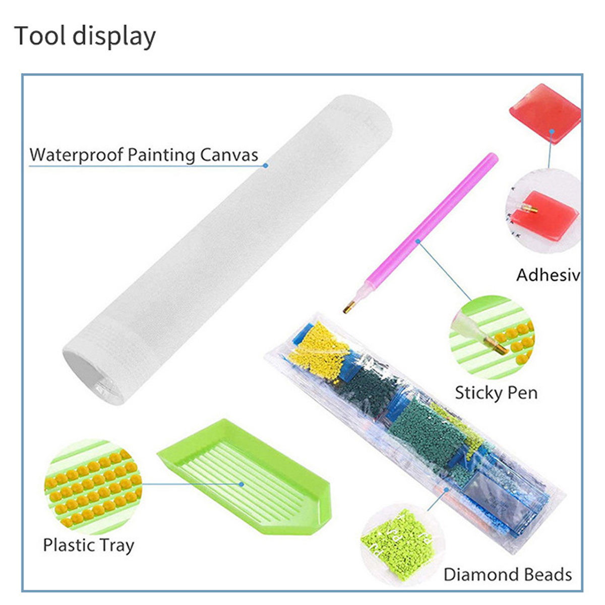 مجموعات الرسم بالألماس المخصصة - مراجعة Embroidery Kit Set وسعره