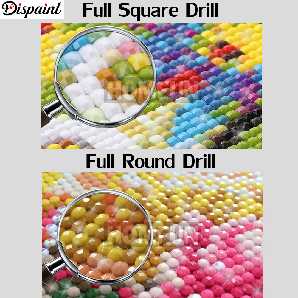 Dispaint كامل الماس التطريز 