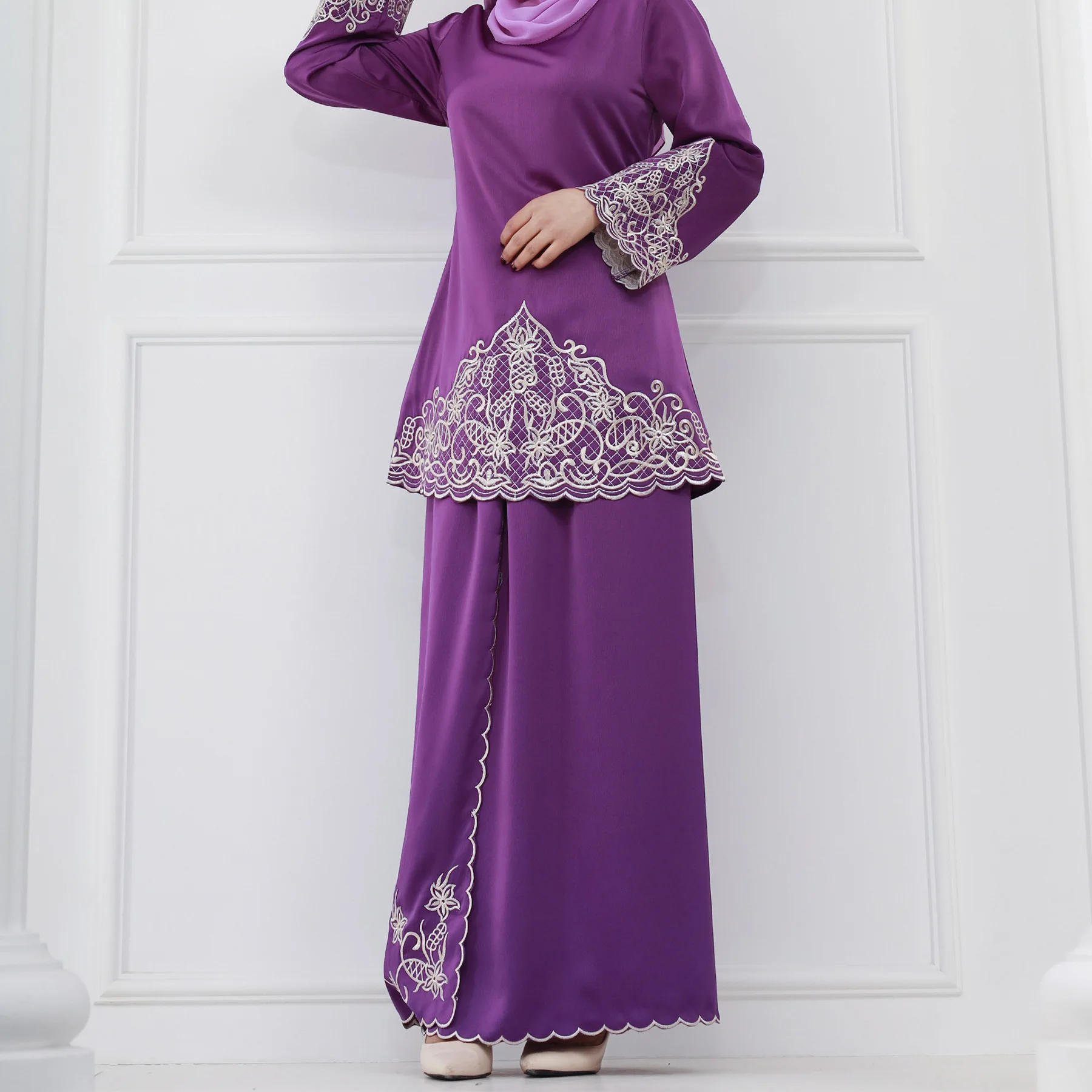 أطقم نسائية إسلامية تركية لرمض - مراجعة Embroidery Baju وسعره