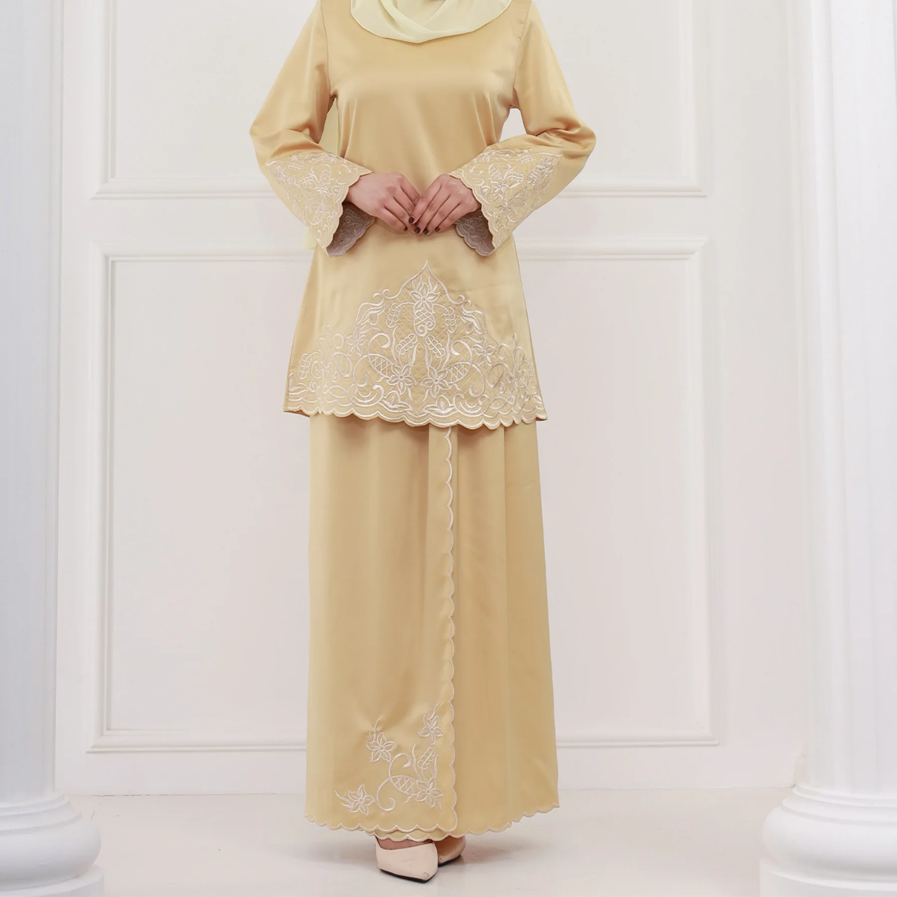 أطقم نسائية إسلامية تركية لرمض - مراجعة Embroidery Baju وسعره