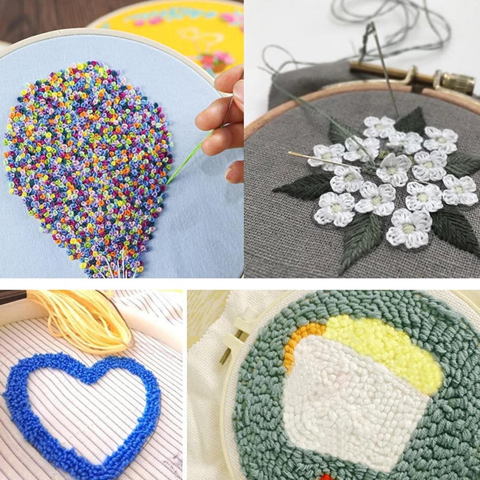 طقم تطريز بالإبرة المثقوبة مع  - مراجعة Embroidery Kit Set وسعره