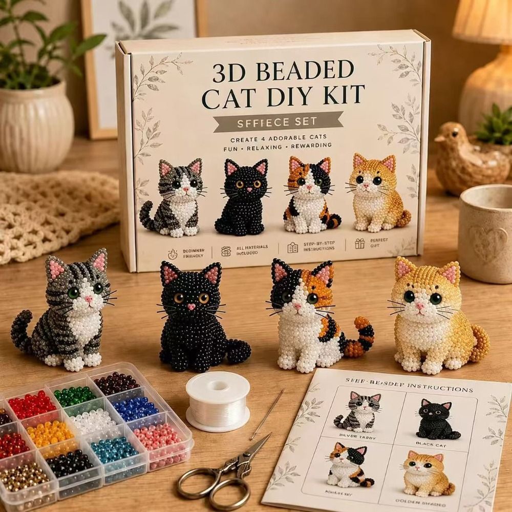 طقم تطريز الخرز اليدوي بتصميم  - مراجعة Embroidery Kit Set وسعره