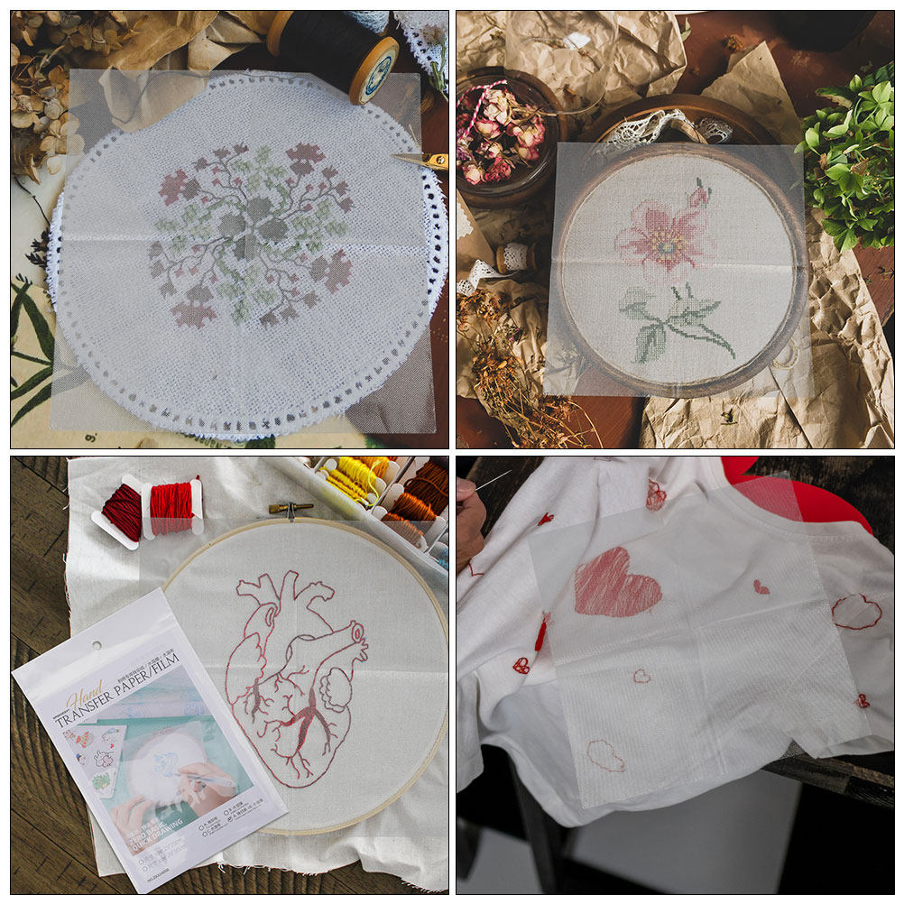 مجموعة من 8 قطع ورق تطريز قابل - مراجعة Embroidery Kit Set وسعره