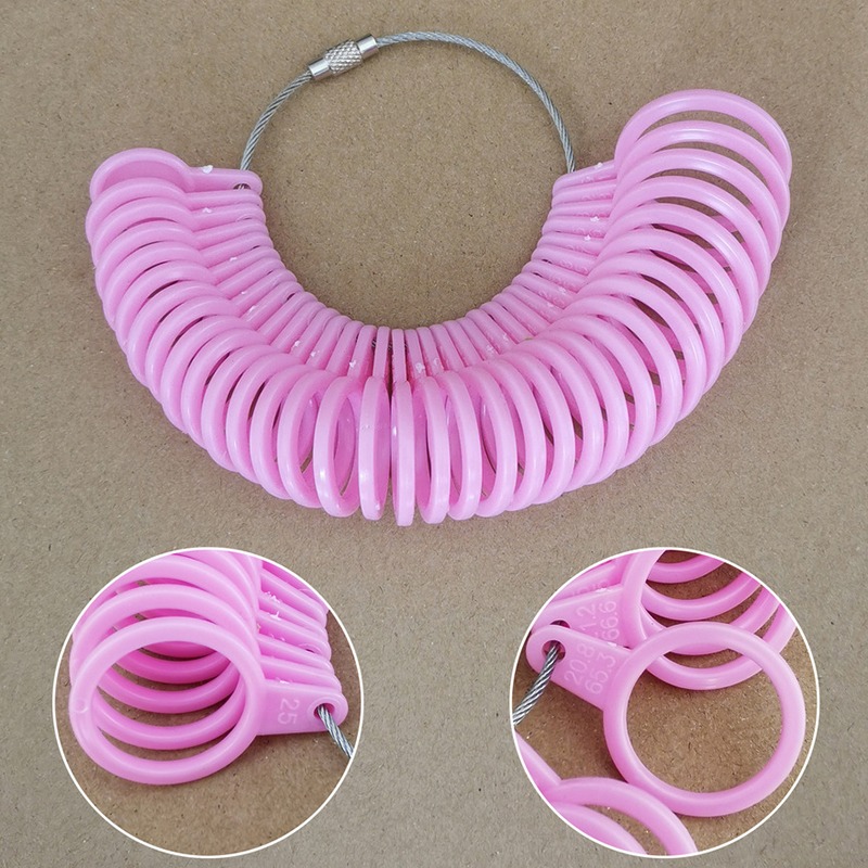 أداة قياس حجم الخاتم البلاستيك - مراجعة Embroidery Ring Sizes وسعره